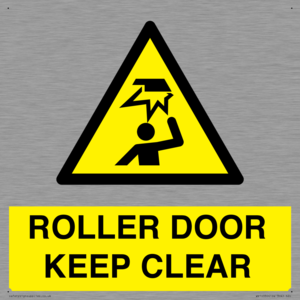 ROLLER DOOR KEEP CLEAR